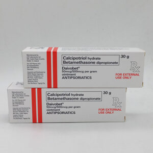 Calcipotriol Hydrate + Betamethasone Dipropionate Daivobet 50mcg/500mcg per gram Ointment (Antipsoriatic)