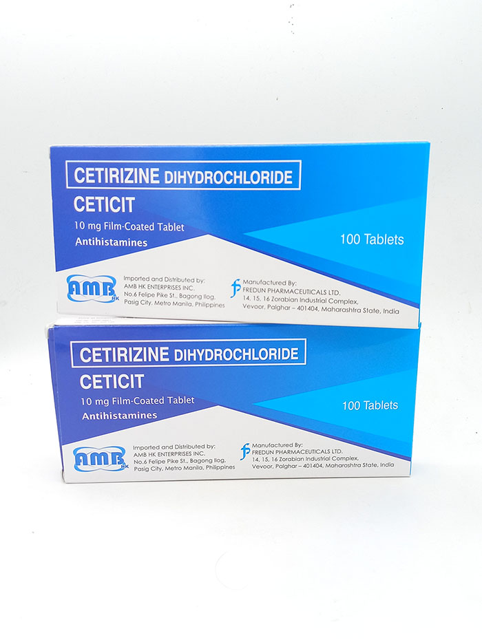 Ceticit Cetirizine Dihydrochloride 10 mg Film-Coated Tablet