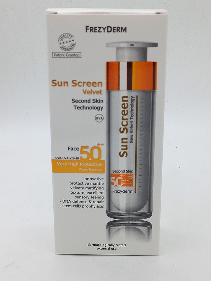 Frezyderm Sun Screen Velvet Face SPF 50+