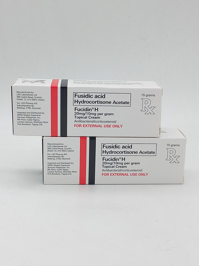 Fucidin H Fusidic Acid + Hydrocortisone Acetate Topical Cream 15 g