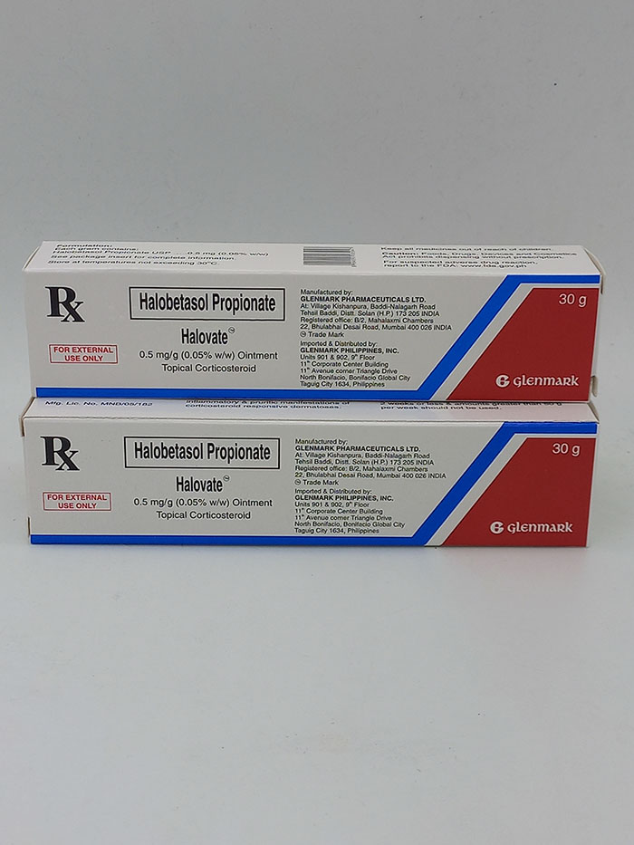 Halobetasol Propionate Halovate 0.5mg/g (0.05% w/w) Ointment Topical Corticosteroid