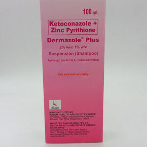 Dermazole Plus: Ketoconazole + Zinc Pyrithione Suspension (Shampoo)